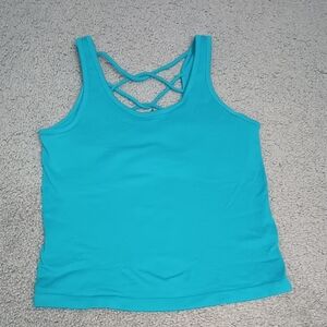 Spiritual Gangster Vibrant Blue Tank Top